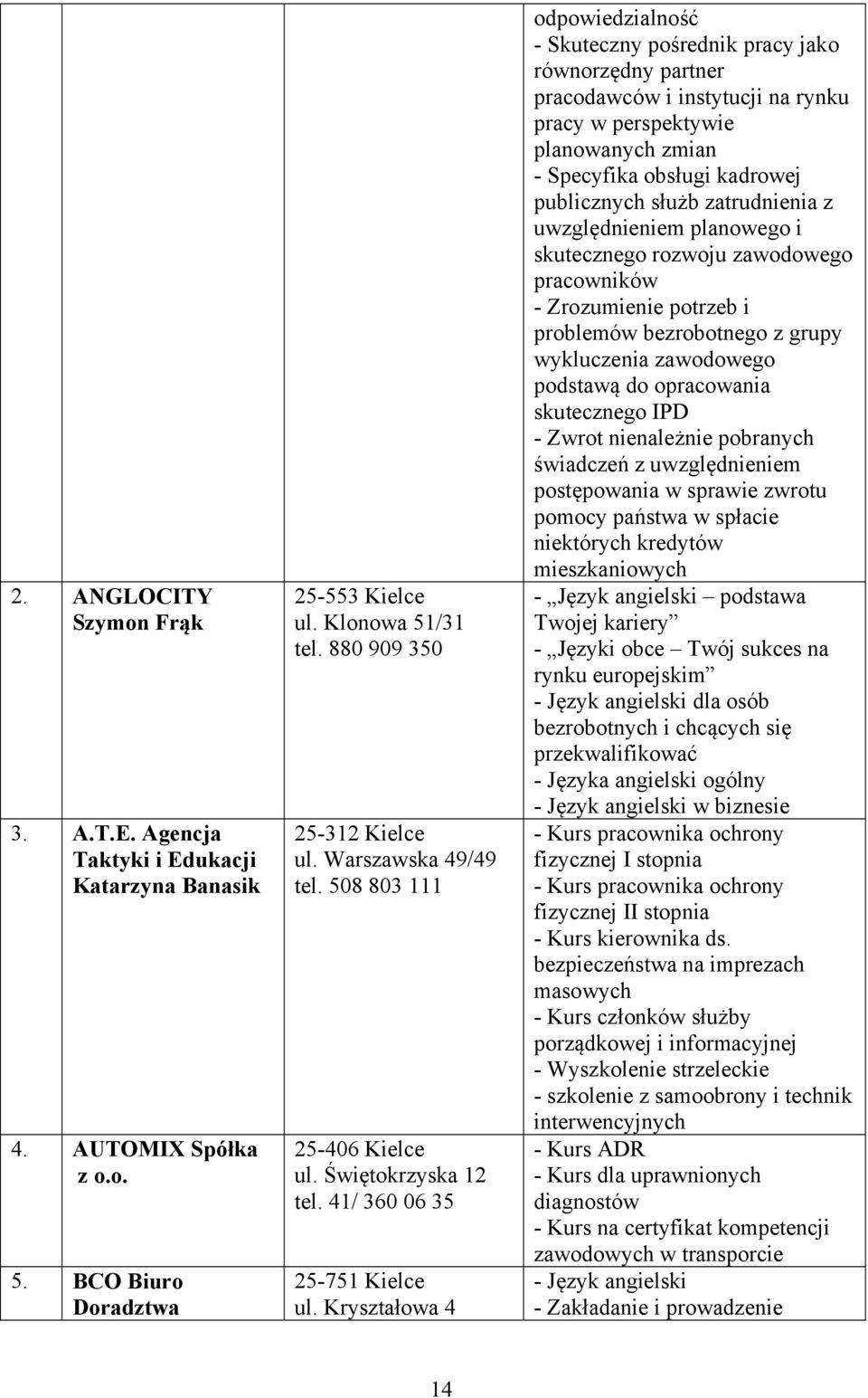 Kryształowa 4 odpowiedzialność - Skuteczny pośrednik pracy jako równorzędny partner pracodawców i instytucji na rynku pracy w perspektywie planowanych zmian - Specyfika obsługi kadrowej publicznych