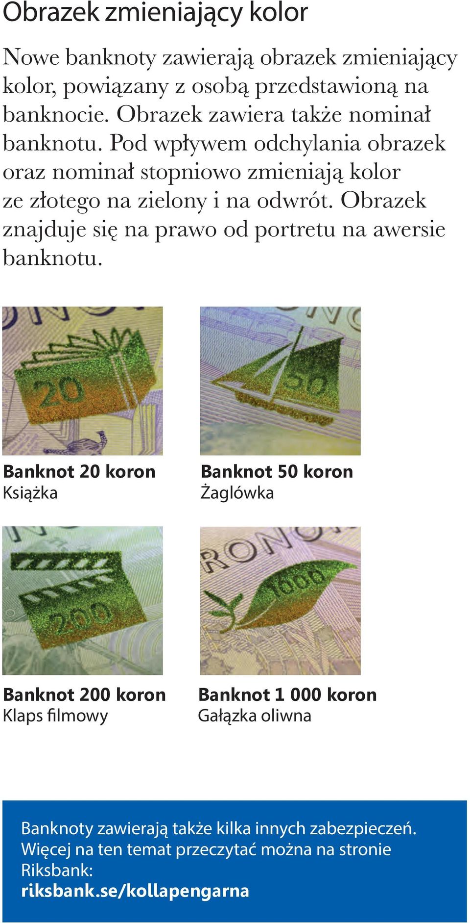 Obrazek znajduje się na prawo od portretu na awersie banknotu.