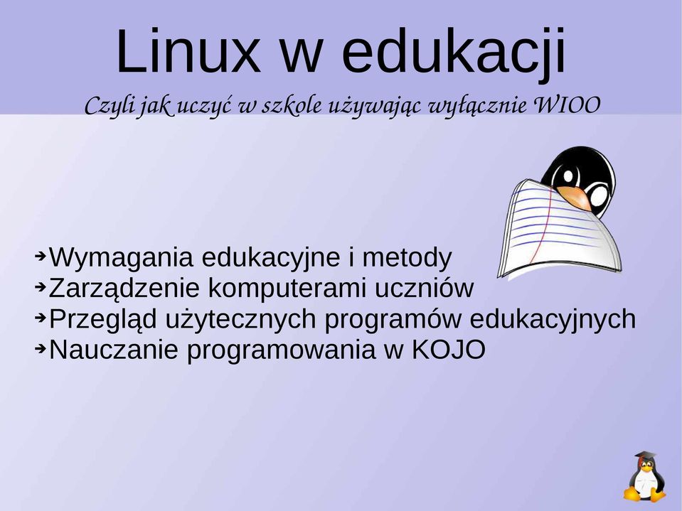 Zarządzenie komputerami uczniów Przegląd