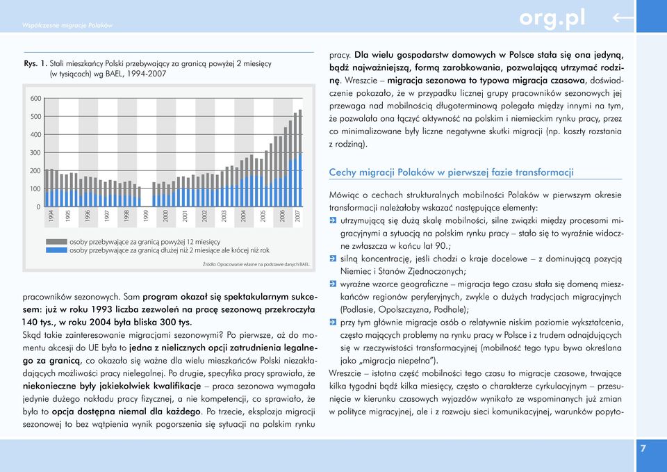 Sam program okazał się spektakularnym sukcesem: już w roku 1993 liczba zezwoleń na pracę sezonową przekroczyła 140 tys., w roku 2004 była bliska 300 tys.