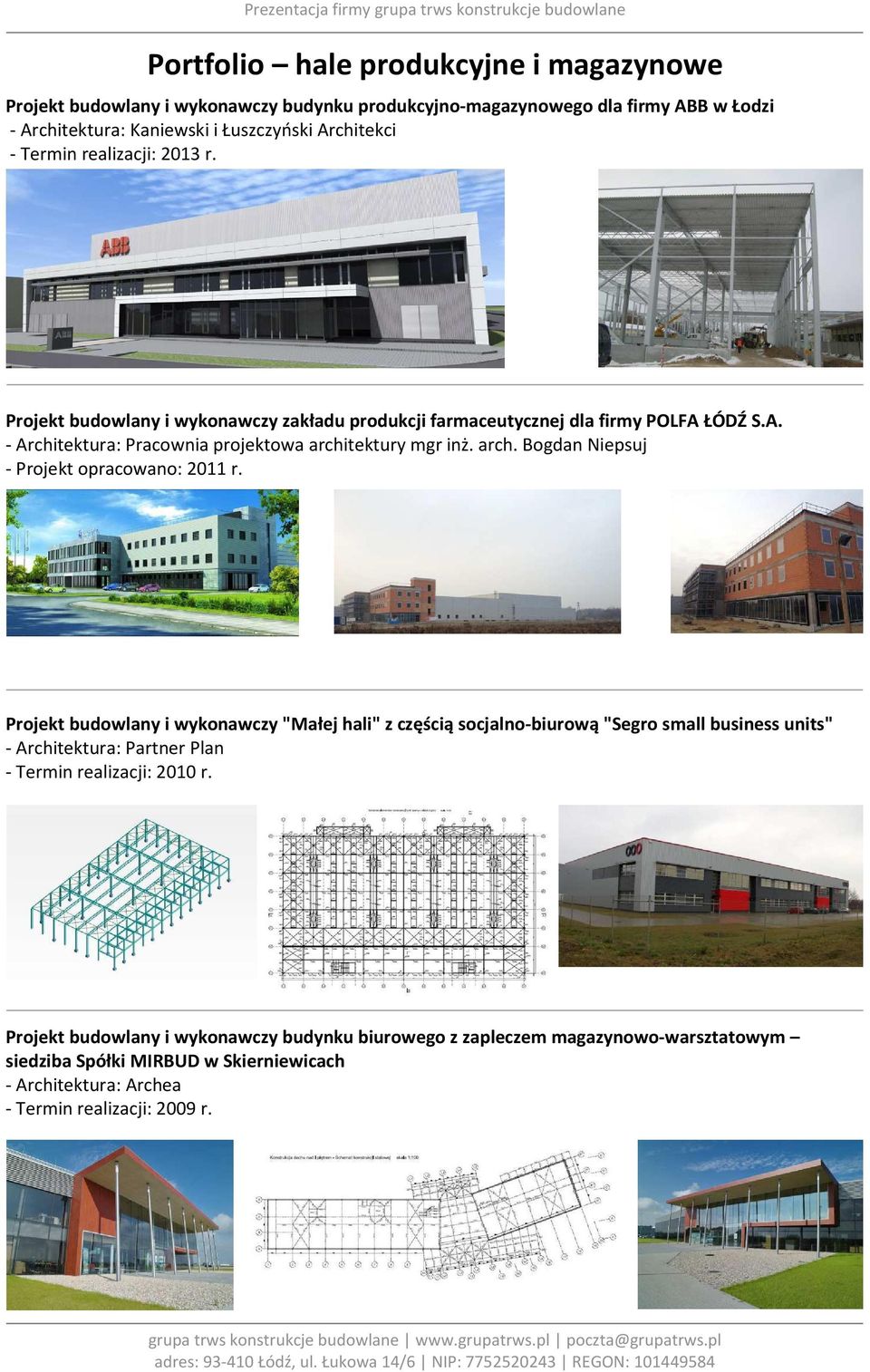 tektury mgr inż. arch. Bogdan Niepsuj - Projekt opracowano: 2011 r.