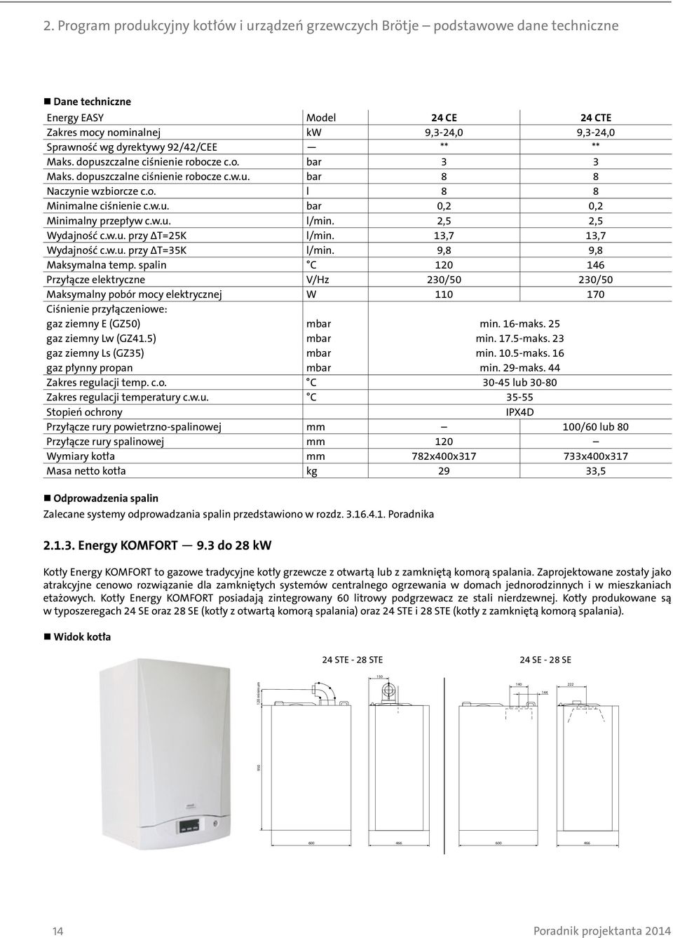 w.u. l/min. 2,5 2,5 Wydajność c.w.u. przy ΔT=25K l/min. 13,7 13,7 Wydajność c.w.u. przy ΔT=35K l/min. 9,8 9,8 Maksymalna temp.