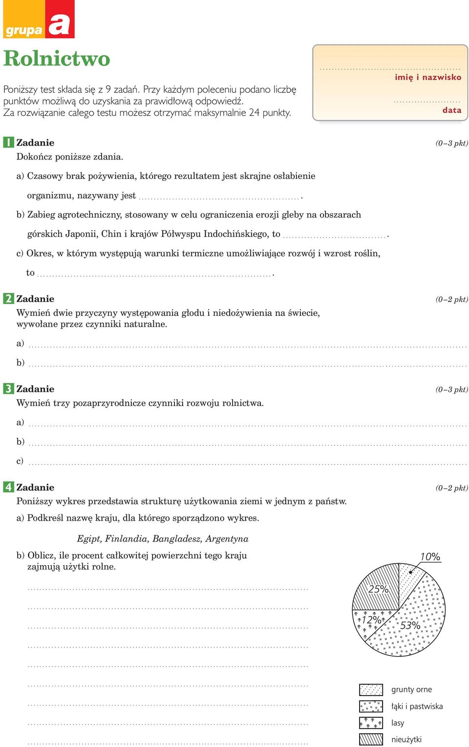 ... b) Zabieg agrotechniczny, stosowany w celu ograniczenia erozji gleby na obszarach górskich Japonii, Chin i krajów Pó wyspu Indochiƒskiego, to.