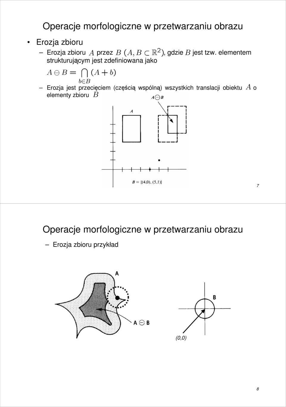 jest przecięciem (częścią wspólną) wszystkich