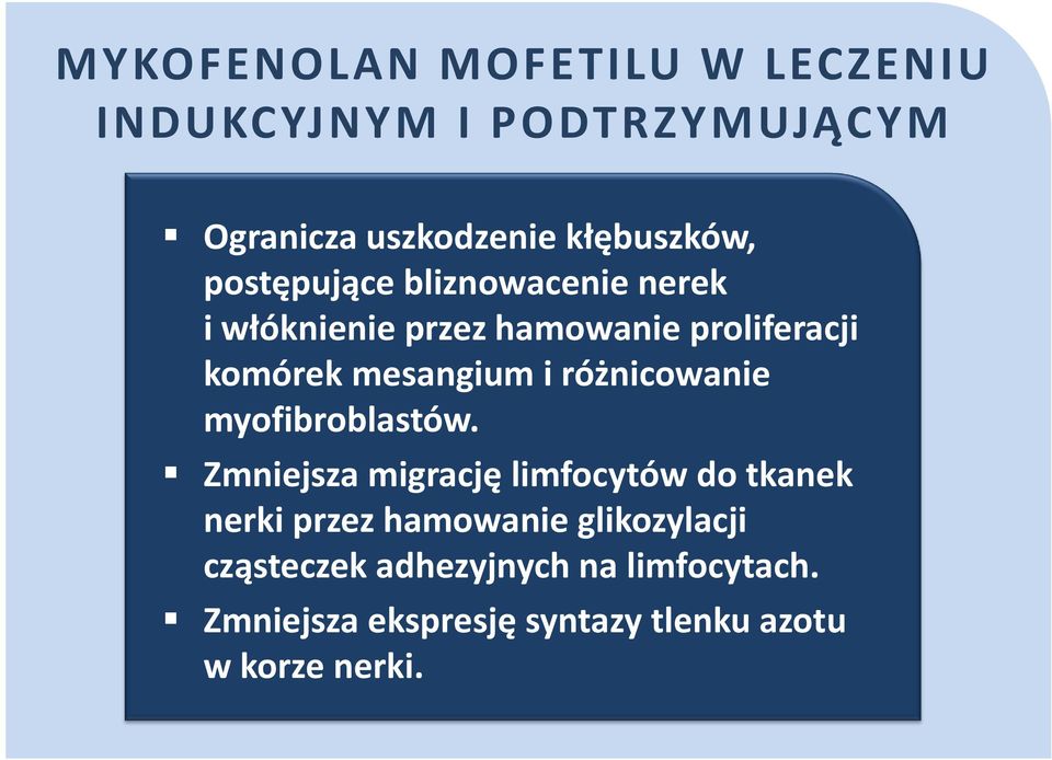 różnicowanie myofibroblastów.