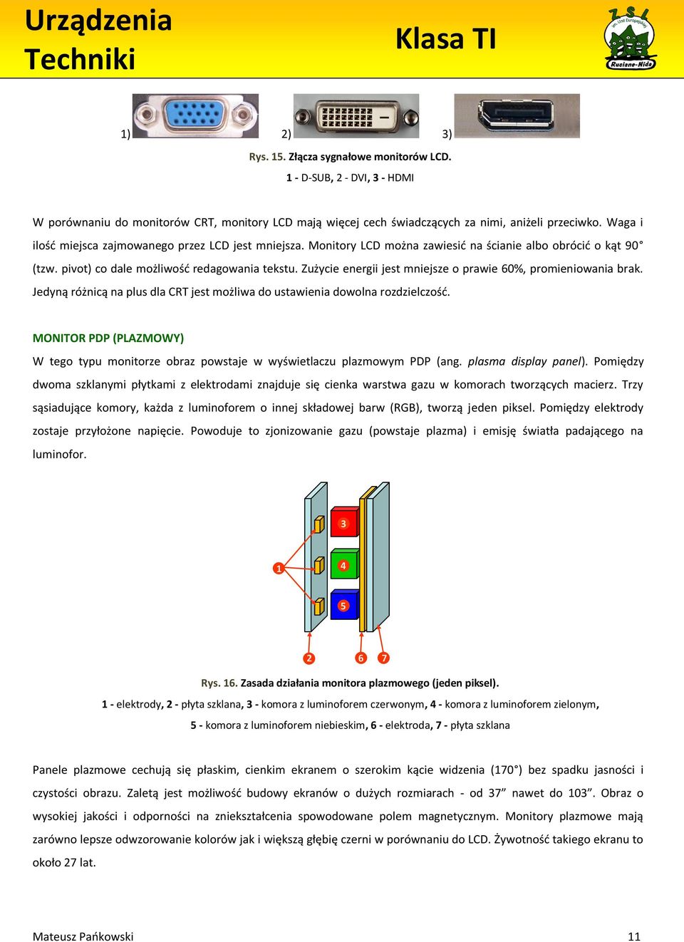 Zużycie energii jest mniejsze o prawie 60%, promieniowania brak. Jedyną różnicą na plus dla CRT jest możliwa do ustawienia dowolna rozdzielczość.