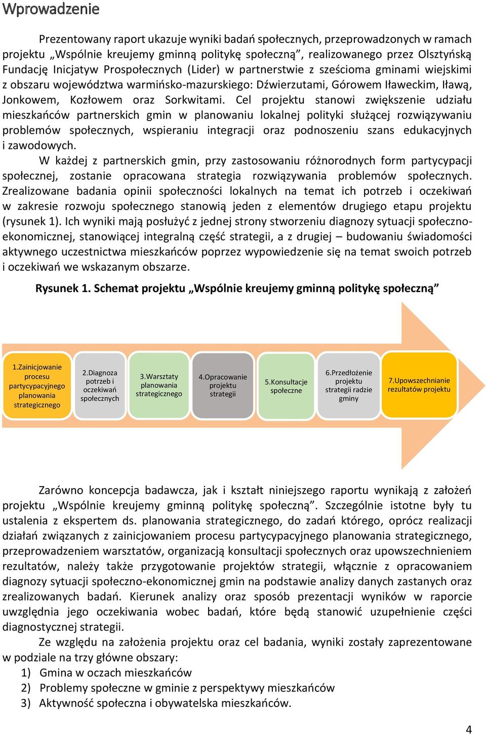 Cel projektu stanowi zwiększenie udziału mieszkańców partnerskich gmin w planowaniu lokalnej polityki służącej rozwiązywaniu problemów społecznych, wspieraniu integracji oraz podnoszeniu szans