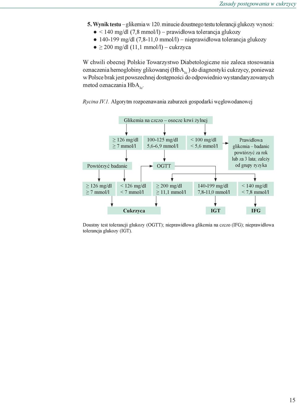 cukrzyca W chwili obecnej Polskie Towarzystwo Diabetologiczne nie zaleca stosowania oznaczenia hemoglobiny glikowanej (HbA 1c ) do diagnostyki cukrzycy, ponieważ w Polsce brak jest powszechnej