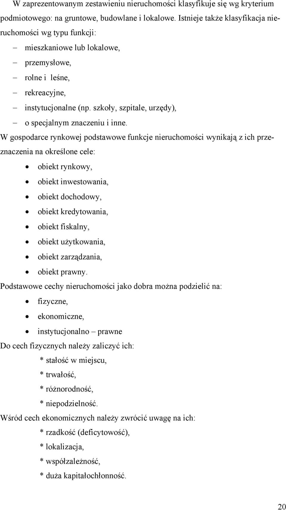 szkoły, szpitale, urzędy), o specjalnym znaczeniu i inne.