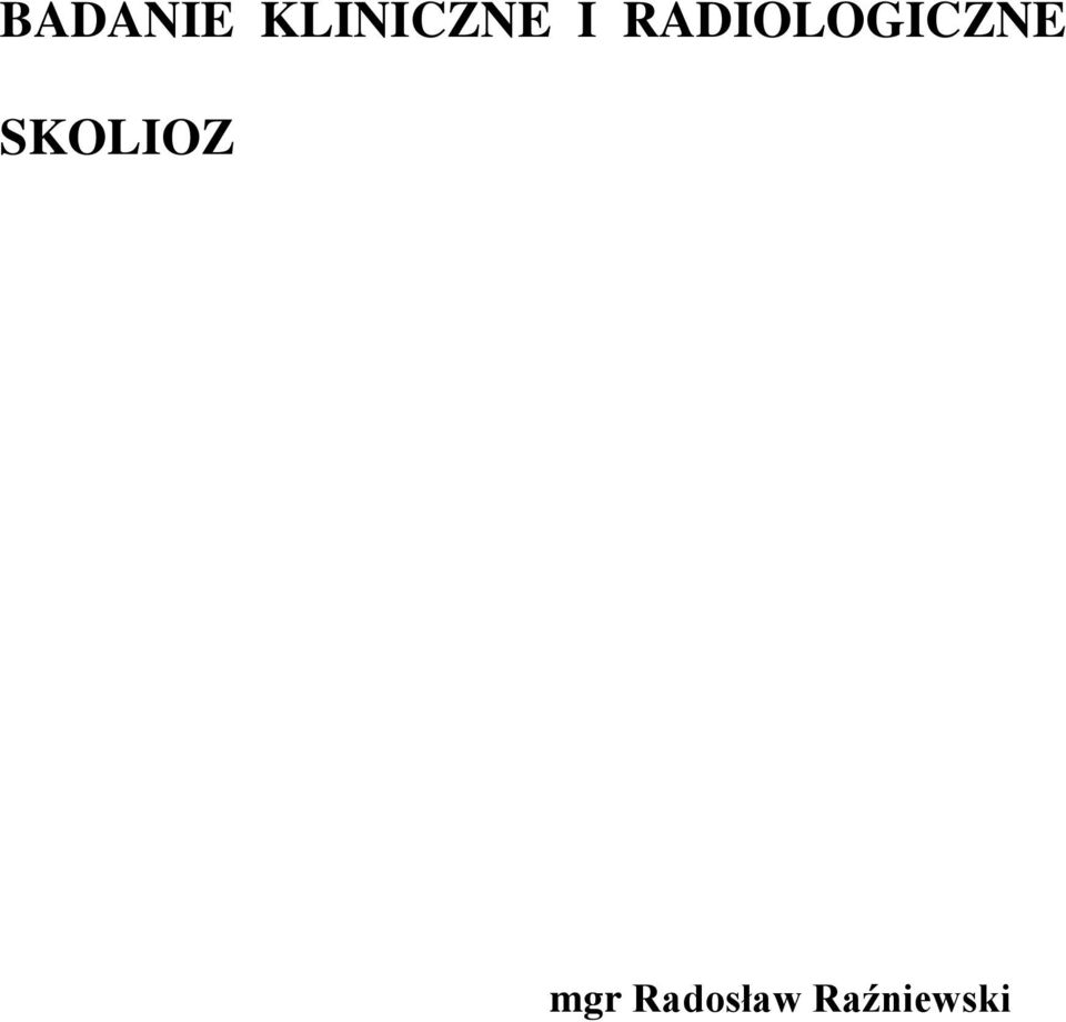 RADIOLOGICZNE