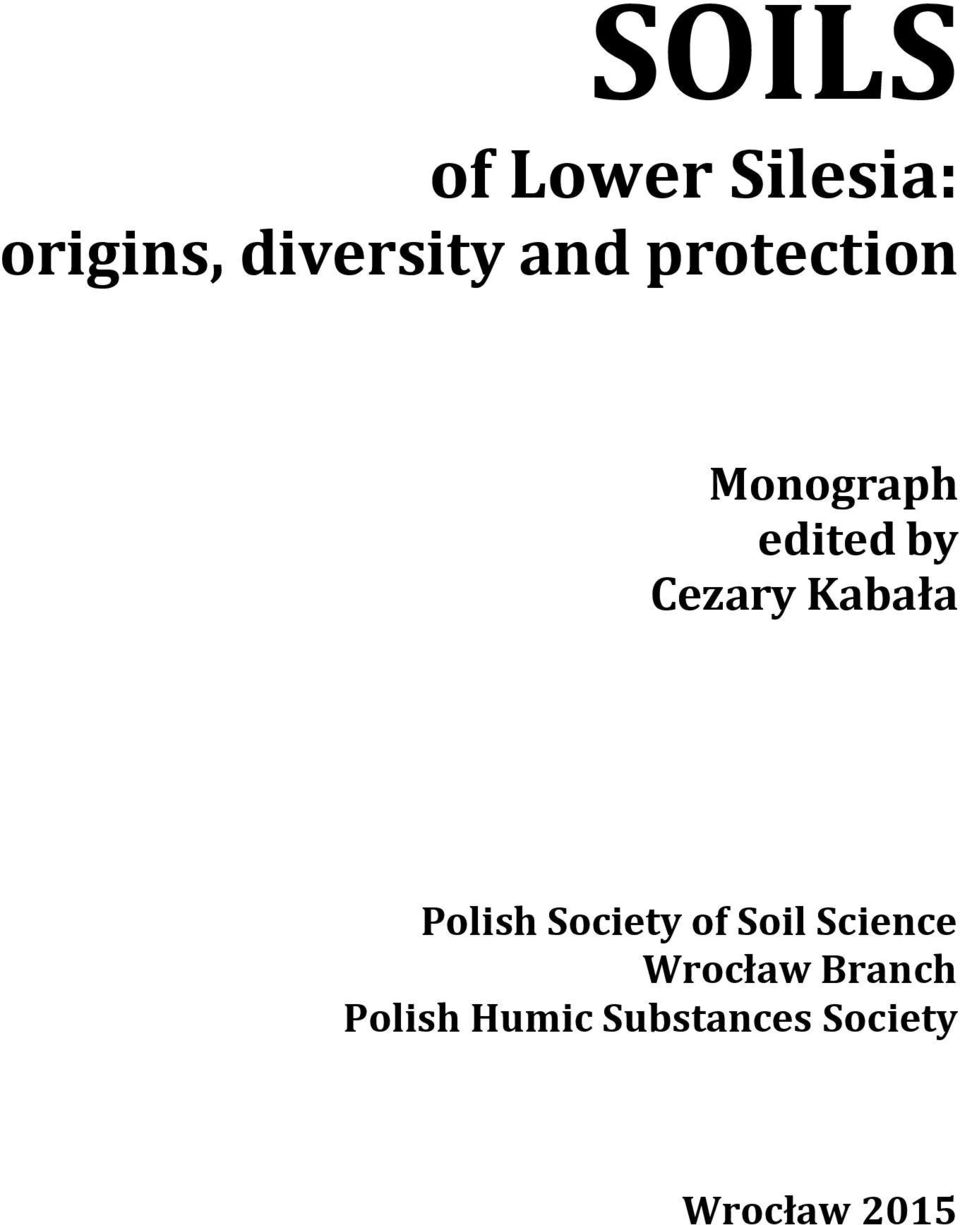 Kabała Polish Society of Soil Science Wrocław