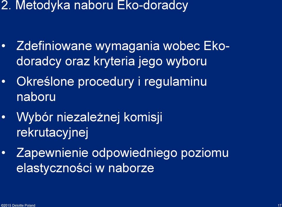 regulaminu naboru Wybór niezależnej komisji rekrutacyjnej