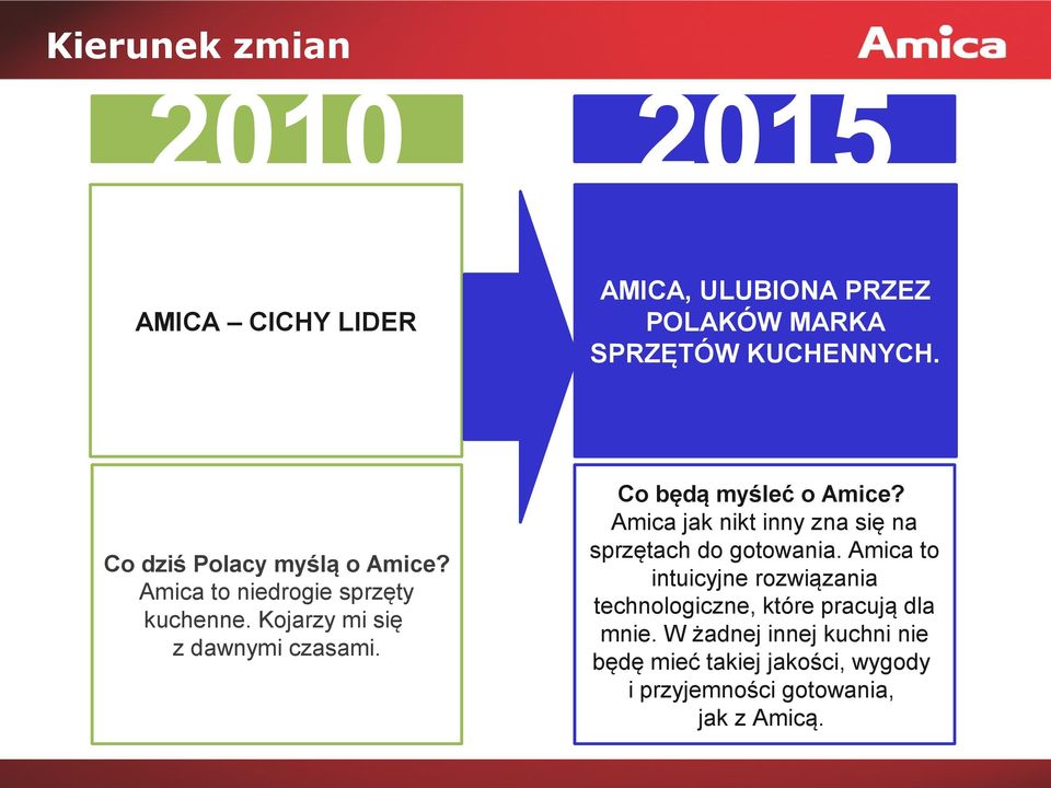 Co będą myśleć o Amice? Amica jak nikt inny zna się na sprzętach do gotowania.