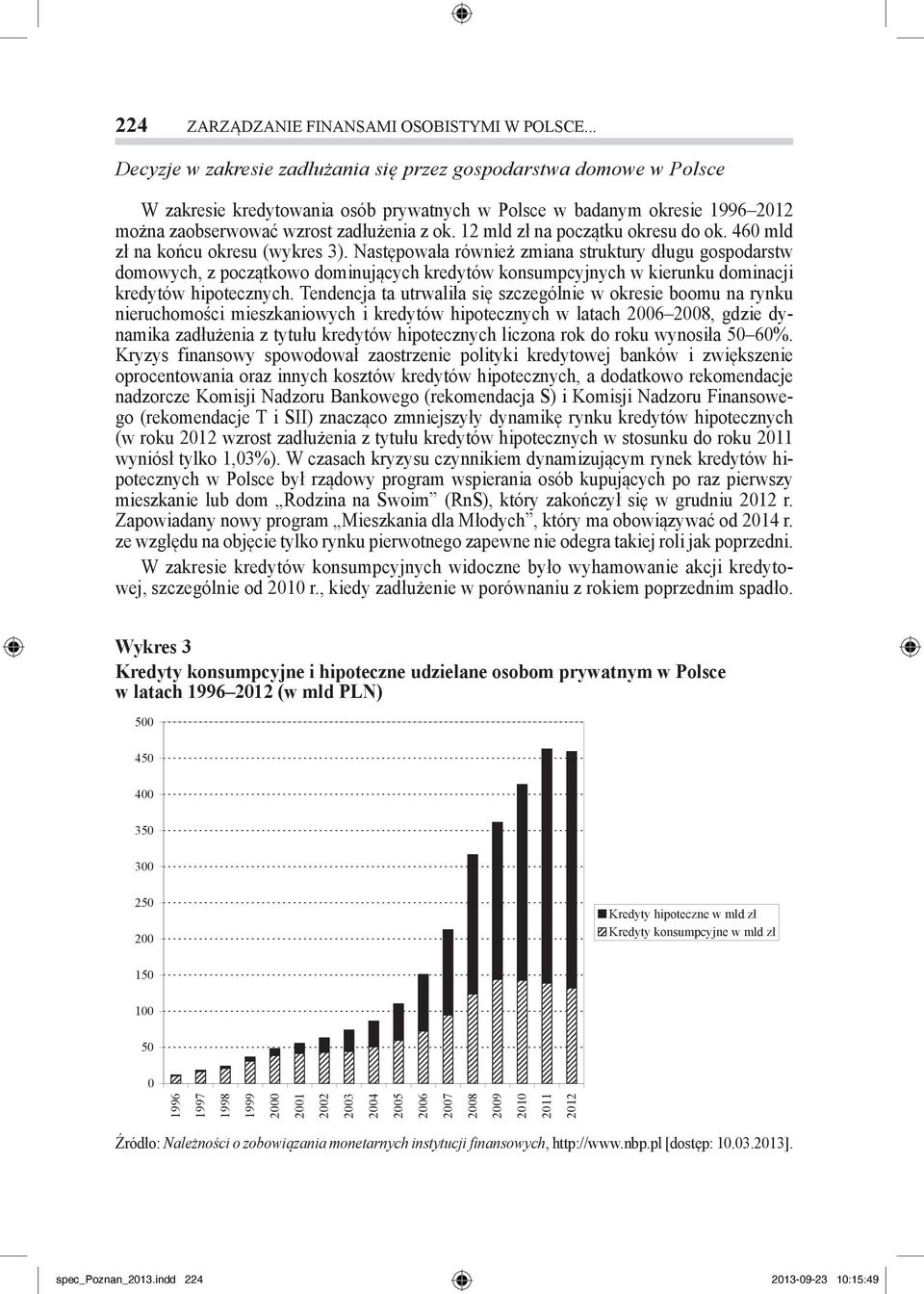 12 mld zł na początku okresu do ok. 460 mld zł na końcu okresu (wykres 3).