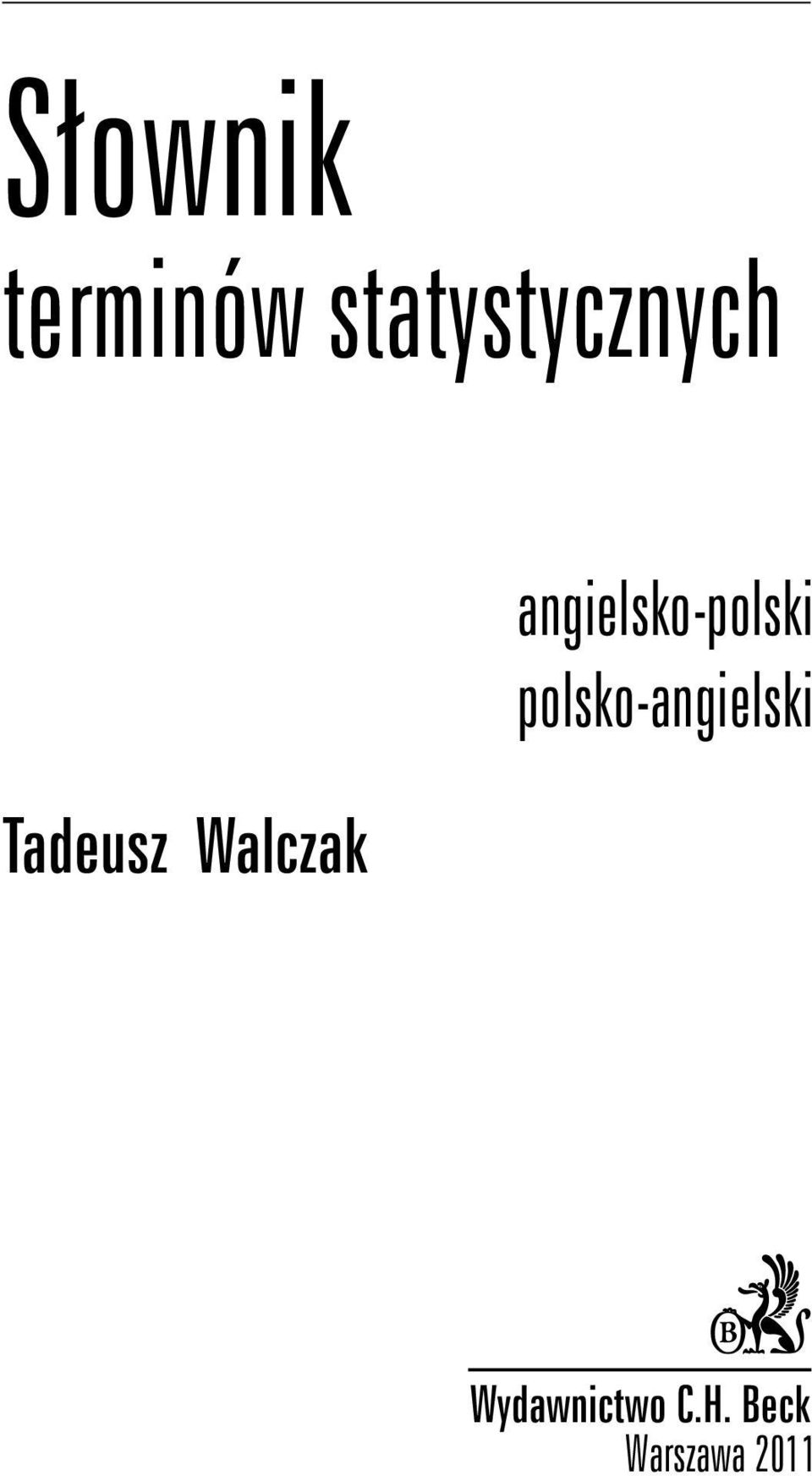 Walczak angielsko-polski