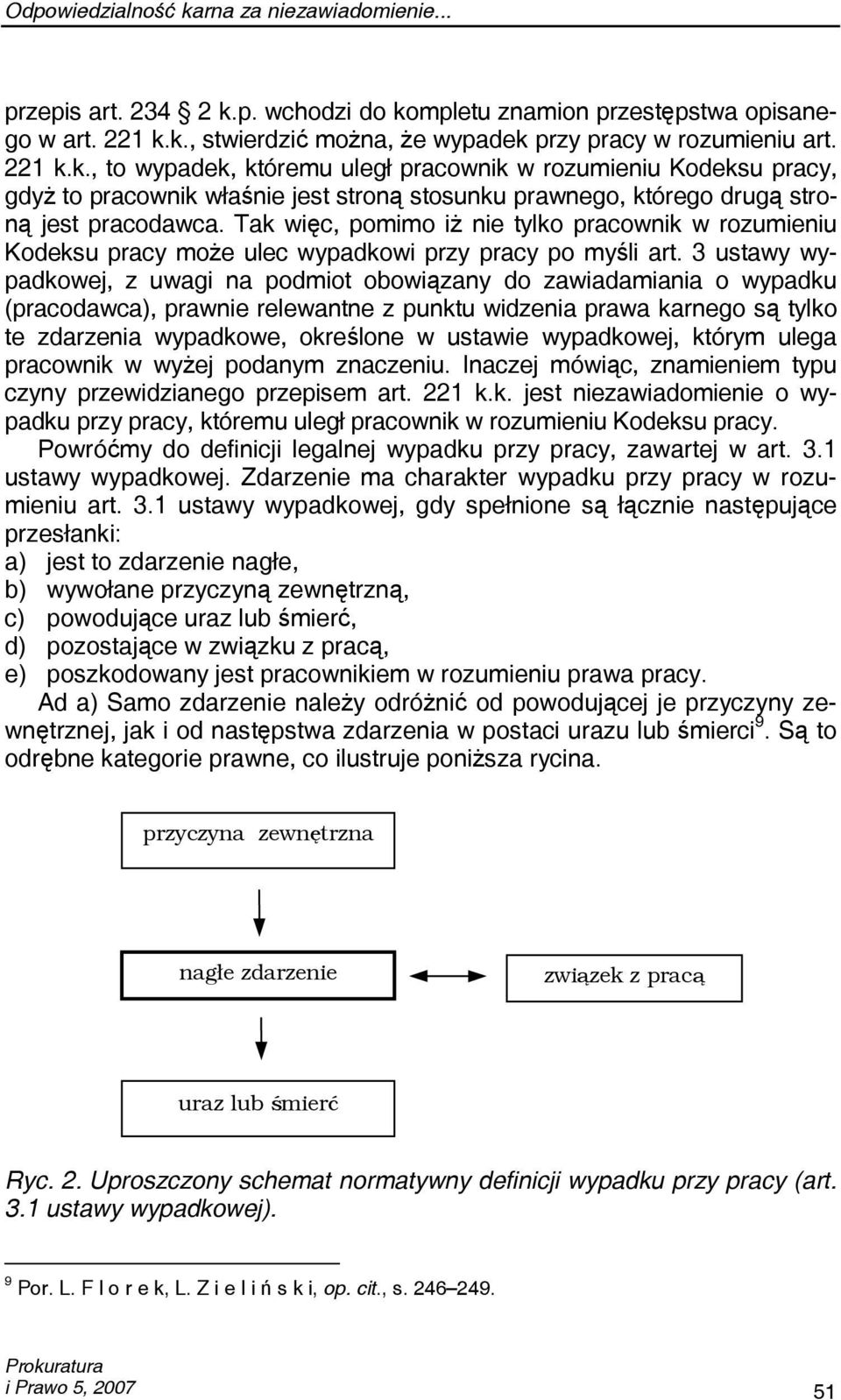 Tak więc, pomimo iż nie tylko pracownik w rozumieniu Kodeksu pracy może ulec wypadkowi przy pracy po myśli art.