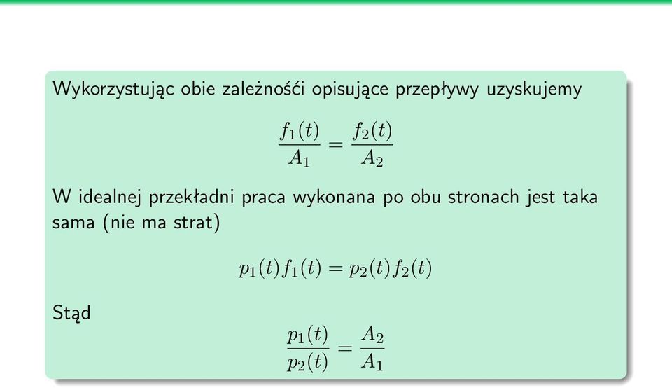 praca wykonana po obu stronach jest taka sama (nie ma