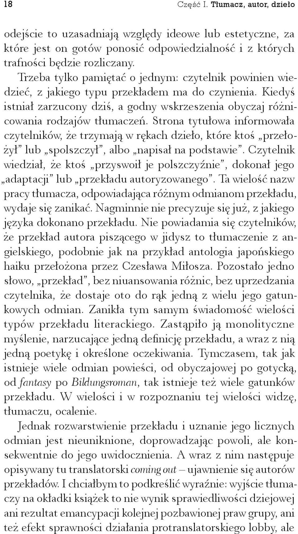 Strona tytułowa informowała czytelników, że trzymają w rękach dzieło, które ktoś przełożył lub spolszczył, albo napisał na podstawie.