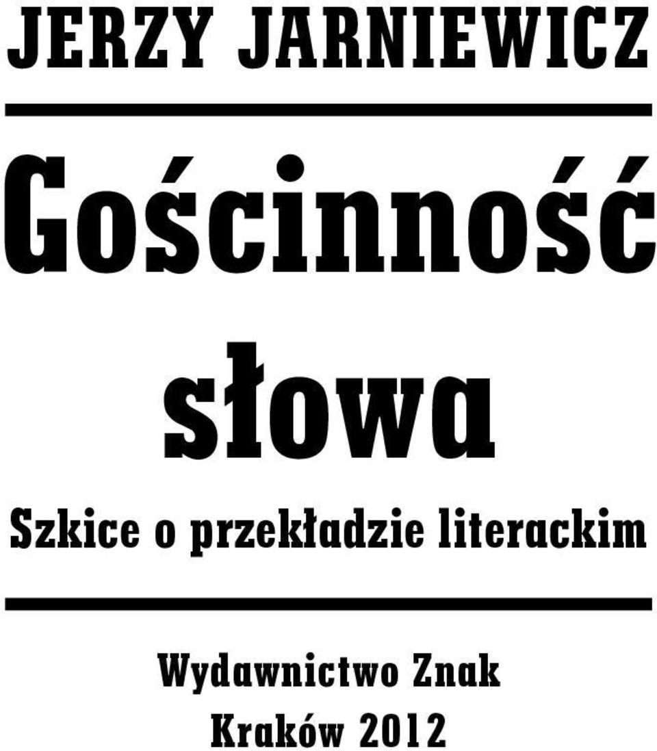 o przekładzie