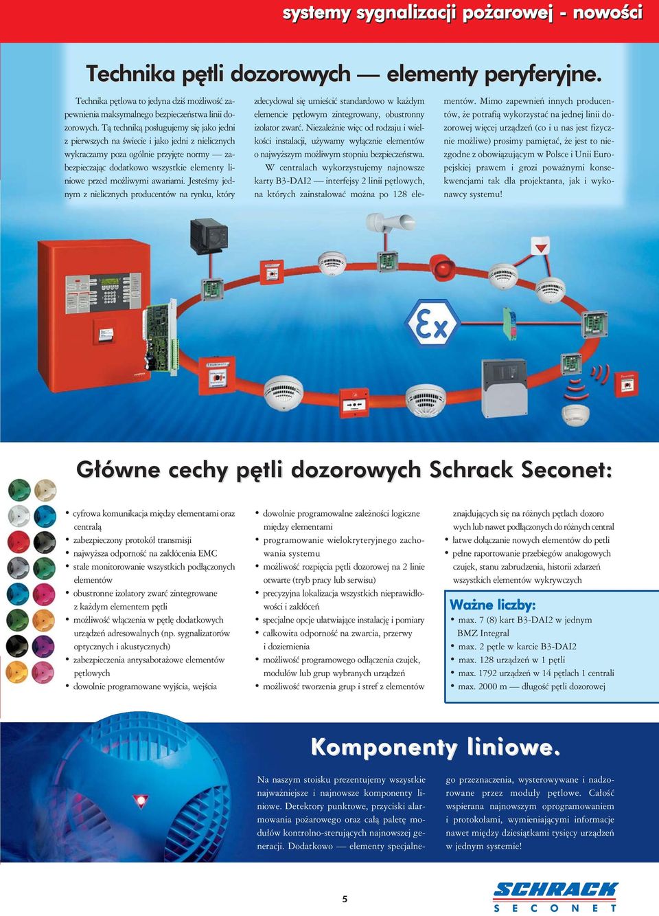 awariami. Jesteśmy jednym z nielicznych producentów na rynku, który zdecydował się umieścić standardowo w każdym elemencie pętlowym zintegrowany, obustronny izolator zwarć.