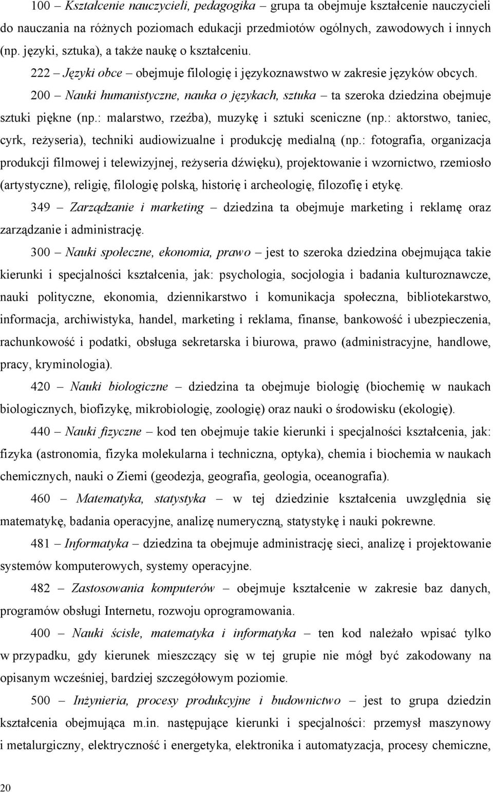 200 Nauki humanistyczne, nauka o językach, sztuka ta szeroka dziedzina obejmuje sztuki piękne (np.: malarstwo, rzeźba), muzykę i sztuki sceniczne (np.