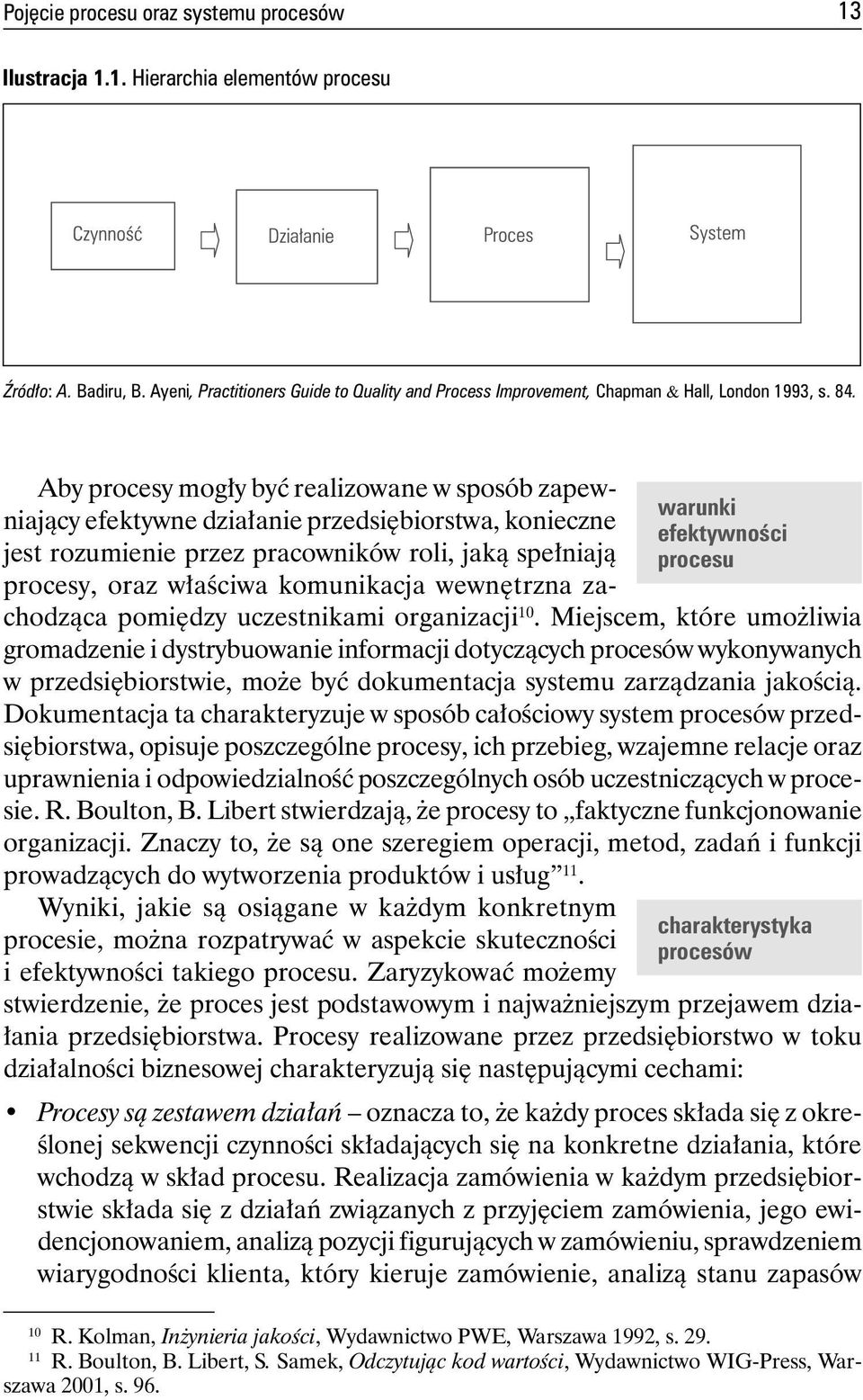 Aby procesy mogły być realizowane w sposób zapewniający efektywne działanie przedsiębiorstwa, konieczne jest rozumienie przez pracowników roli, jaką spełniają procesy, oraz właściwa komunikacja