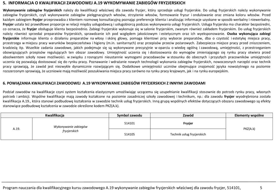 Przed każdym zabiegiem fryzjer przeprowadza z klientem rozmowę konsultacyjną poznając preferencje klienta i analizując informacje uzyskane w sposób werbalny i niewerbalny.