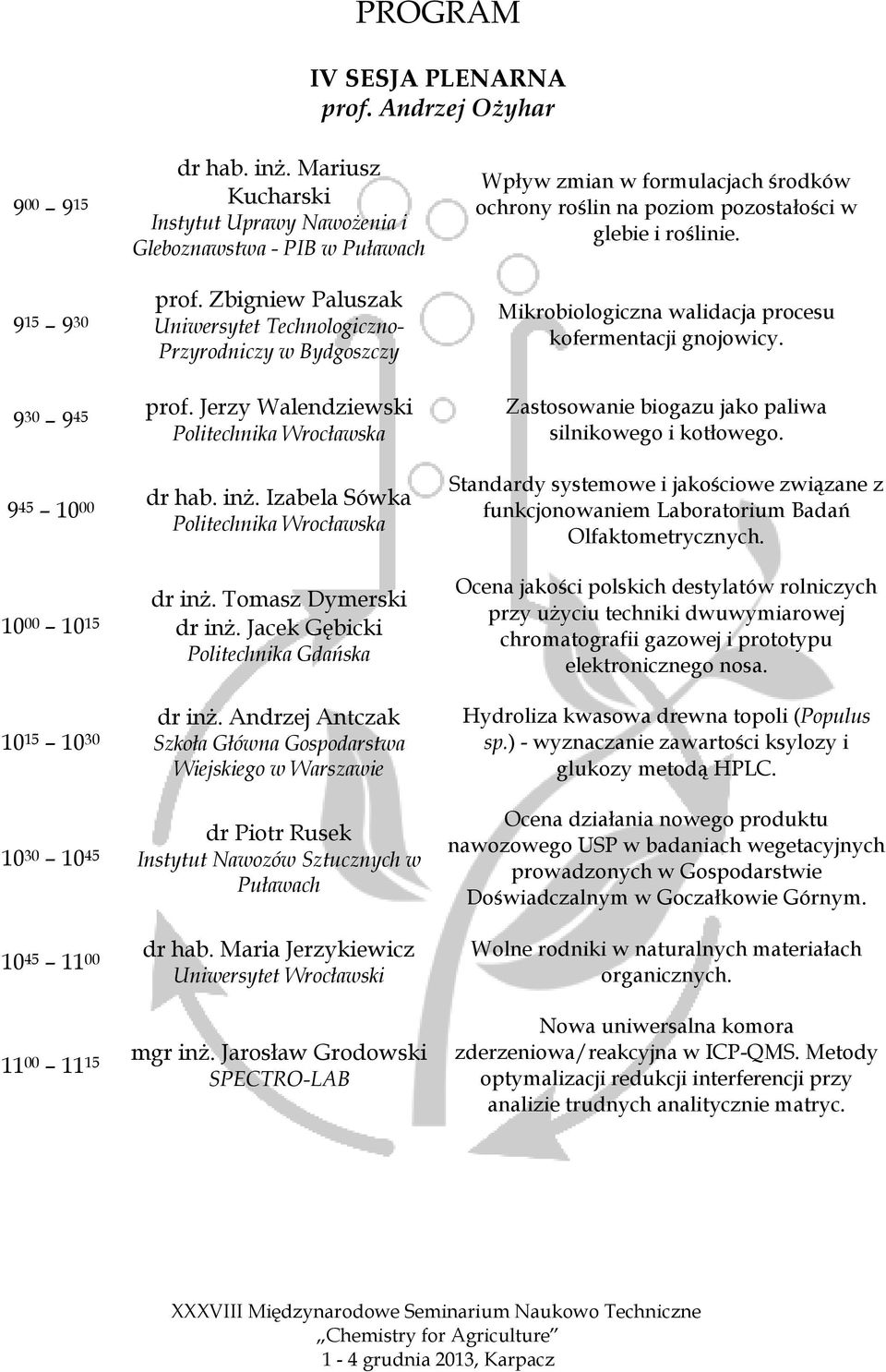 Izabela Sówka dr inż. Tomasz Dymerski dr inż. Jacek Gębicki Politechnika Gdańska dr inż.