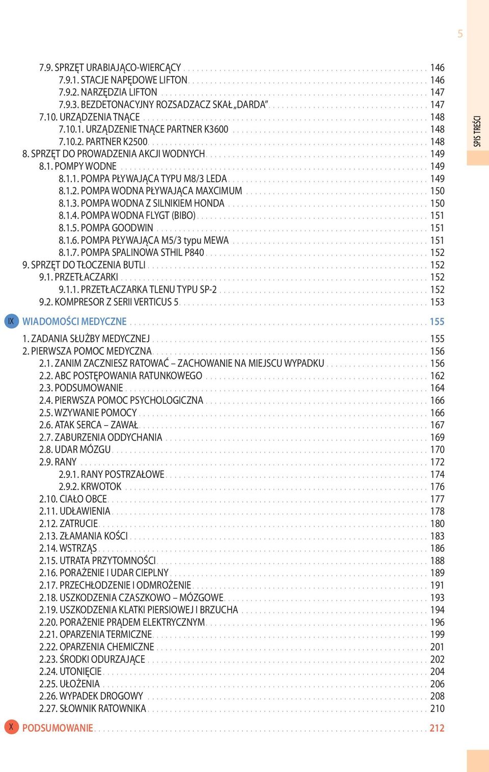 .. 150 8.1.4. POMPA WODNA FLYGT (BIBO)... 151 8.1.5. POMPA GOODWIN... 151 8.1.6. POMPA PŁYWAJĄCA M5/3 typu MEWA... 151 8.1.7. POMPA SPALINOWA STHIL P840... 152 9. SPRZĘT DO TŁOCZENIA BUTLI... 152 9.1. PRZETŁACZARKI.