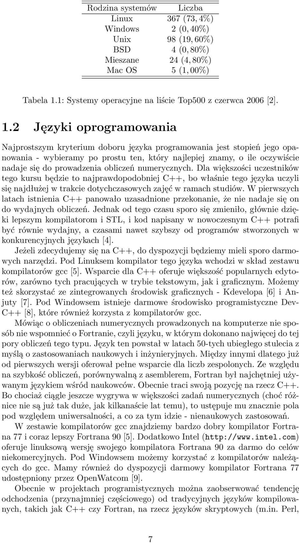 2 Języki oprogramowania Najprostszym kryterium doboru języka programowania jest stopień jego opanowania - wybieramy po prostu ten, który najlepiej znamy, o ile oczywiście nadaje się do prowadzenia