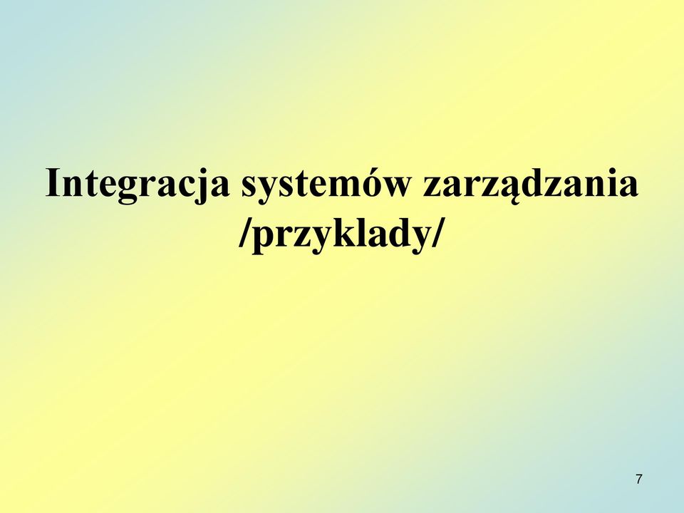 zarządzania