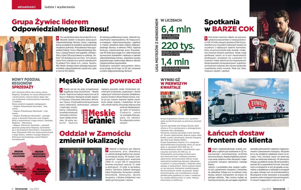 Pracodawców Rzeczypospolitej Polskiej, Forum Odpowiedzialnego Biznesu i Gazetę Prawną oraz tygodnik Polityka. Złoty Listek CSR przyznawany w rankingu Polityki GŻ dostała już po raz trzeci.