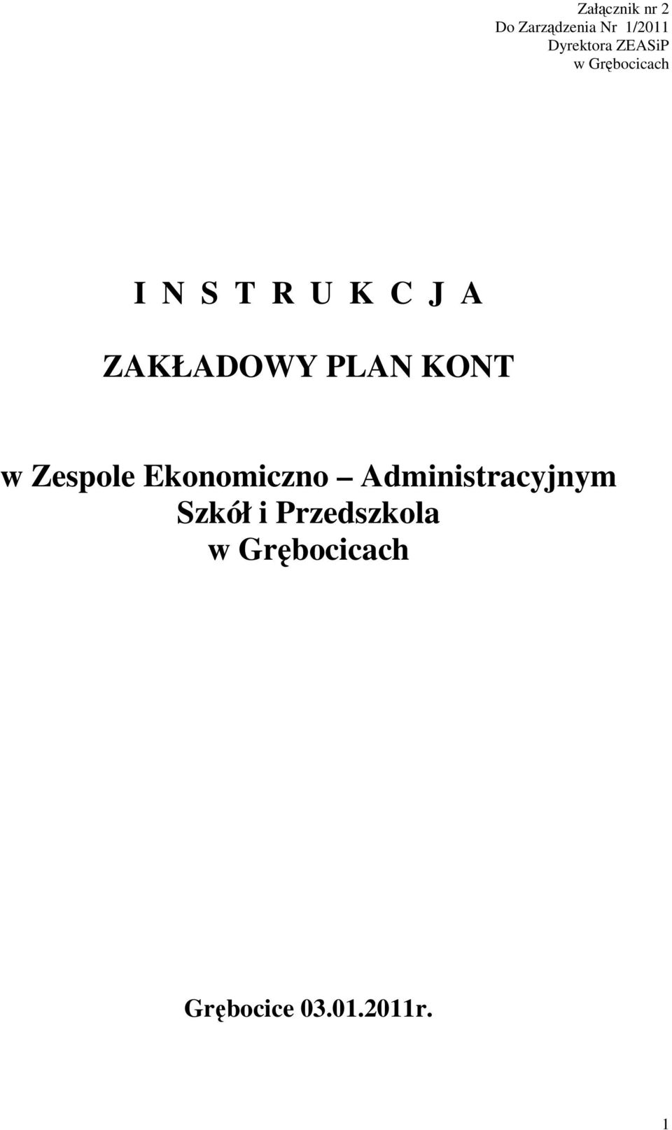 PLAN KONT w Zespole Ekonomiczno Administracyjnym