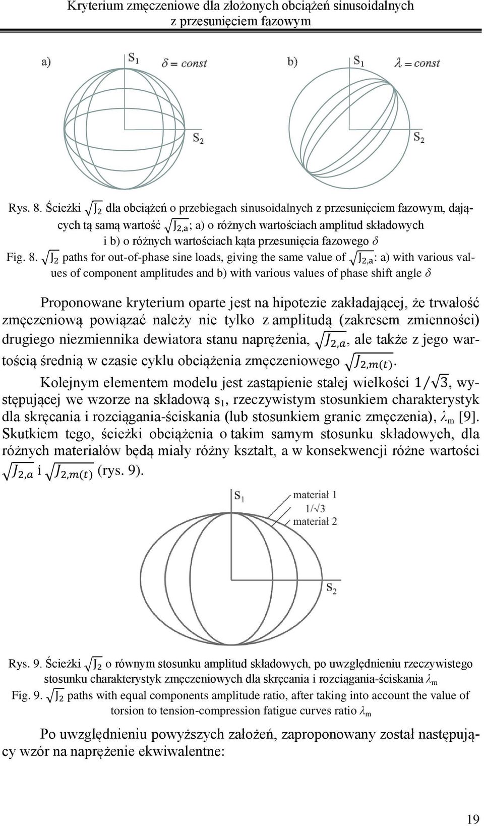 przesunięcia fazowego δ Fig. 8.