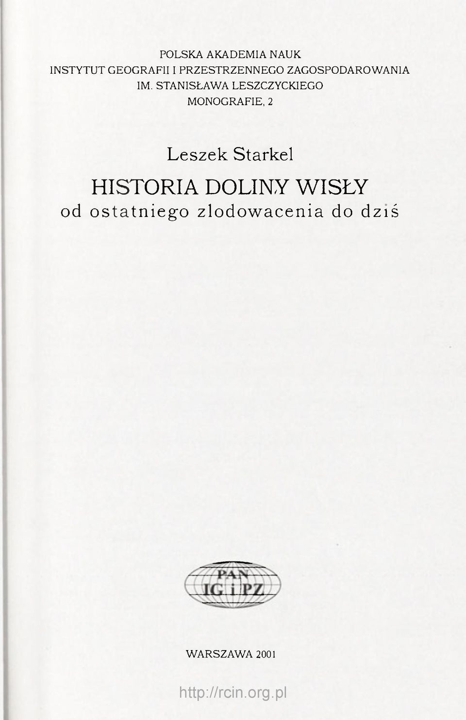 STANISŁAWA LESZCZYCKIEGO MONOGRAFIE, 2 Leszek