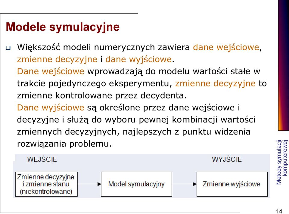 zmienne kontrolowane przez decydenta.