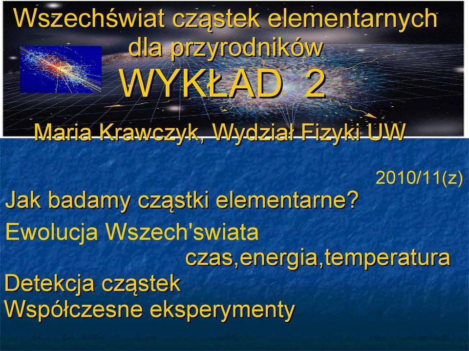 cząstki elementarne?