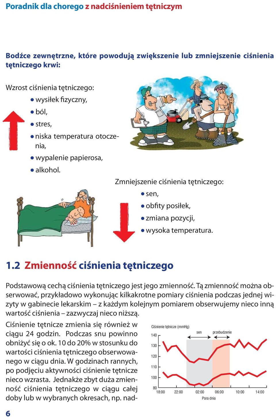 Tą zmienność można obserwować, przykładowo wykonując kilkakrotne pomiary ciśnienia podczas jednej wizyty w gabinecie lekarskim z każdym kolejnym pomiarem obserwujemy nieco inną wartość ciśnienia