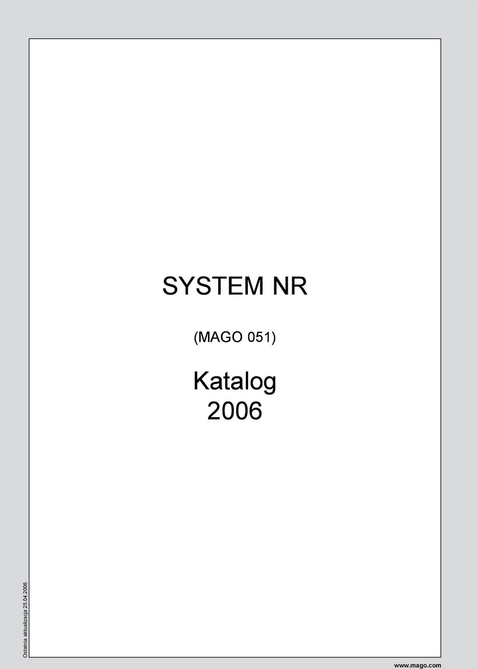 051) Katalog 2006 Podstawa kosza 500