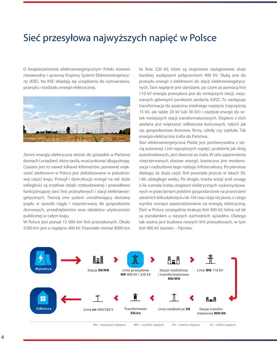 Zanim energia elektryczna dotrze do gniazdek w Państwa domach i urządzeń, które zasila, musi pokonać długą drogę.