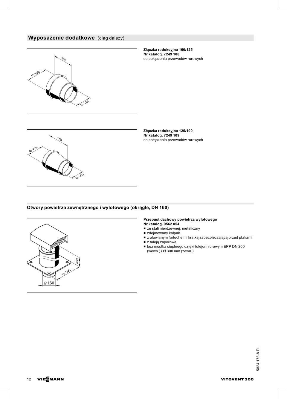 wylotowego Nr katalog.