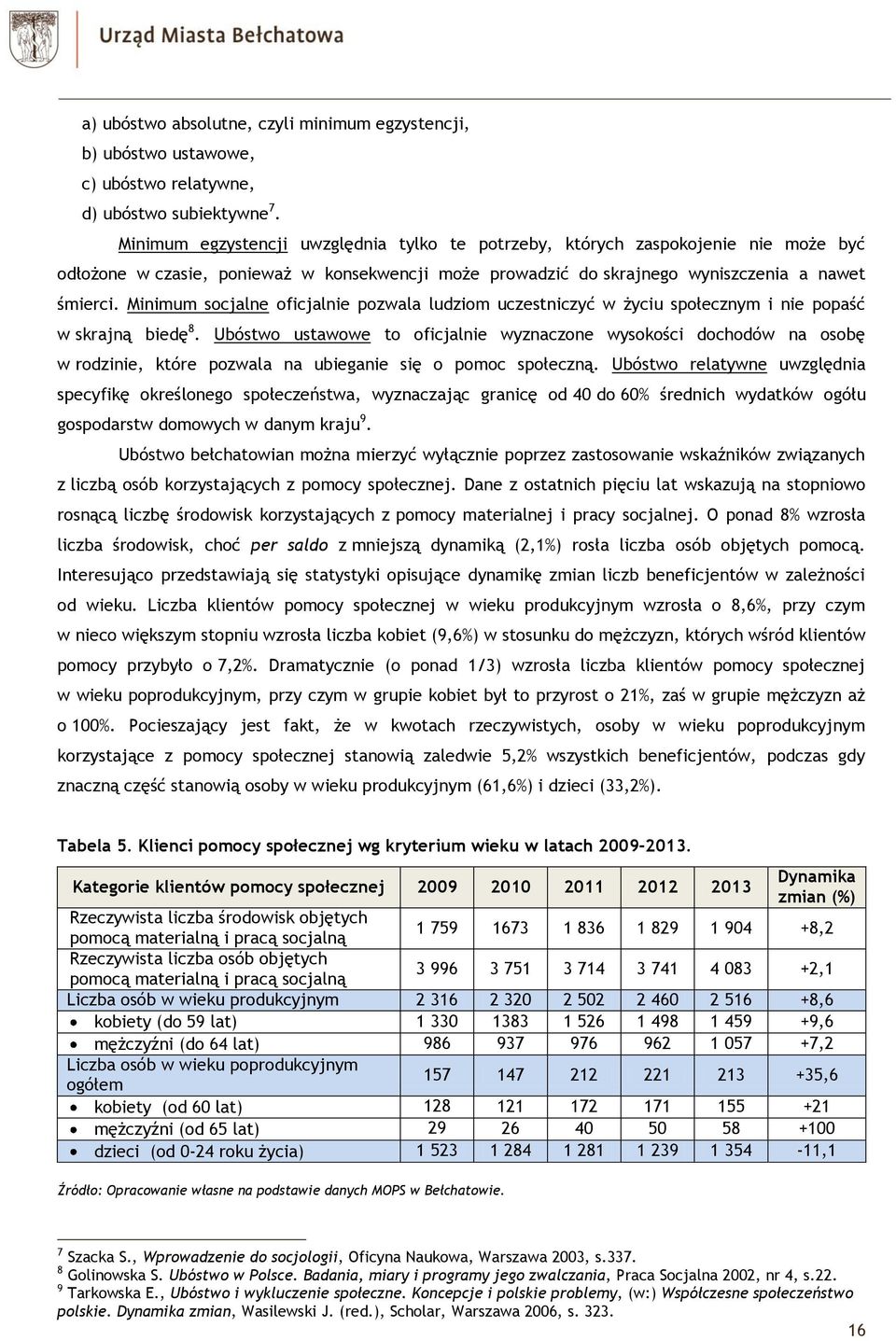 Minimum socjalne oficjalnie pozwala ludziom uczestniczyć w życiu społecznym i nie popaść w skrajną biedę 8.