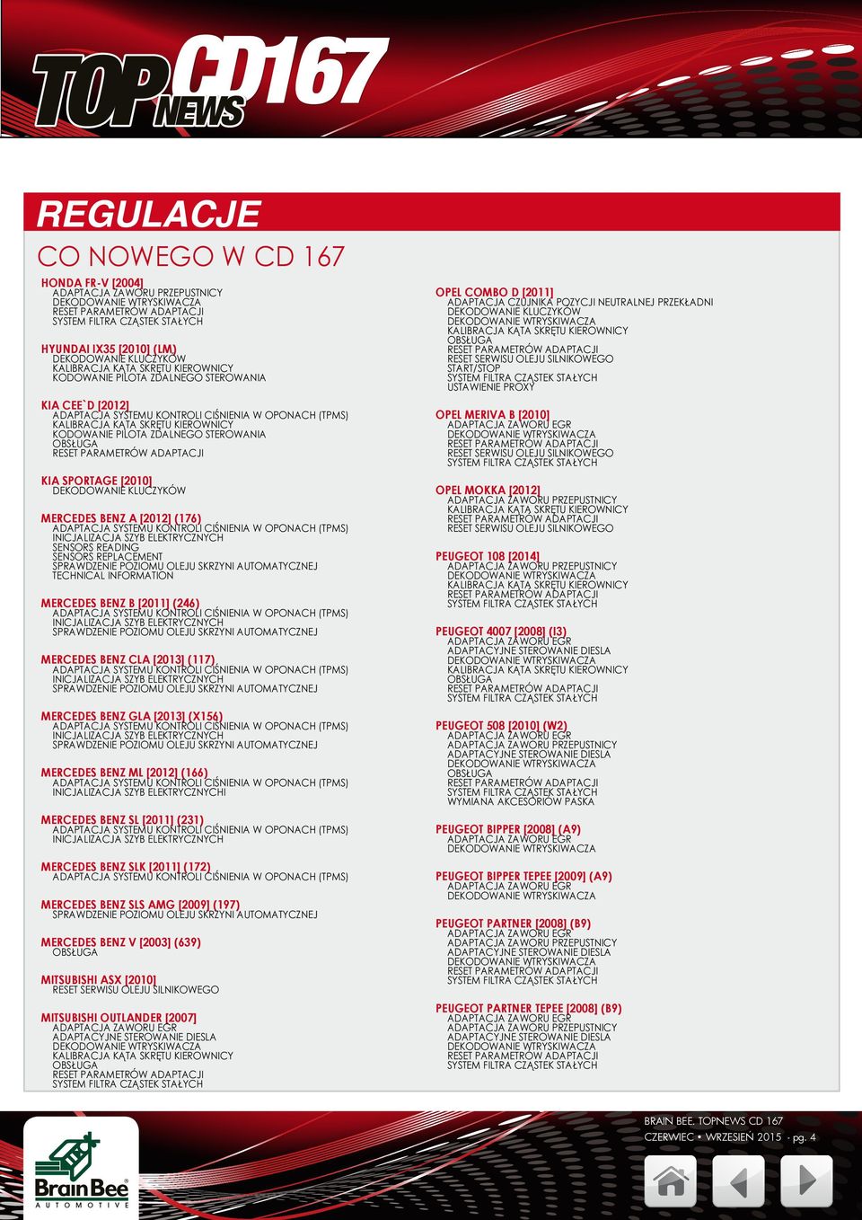 MERCEDES BENZ B [2011] (246) INICJALIZACJA SZYB ELEKTRYCZNYCH SPRAWDZENIE POZIOMU OLEJU SKRZYNI AUTOMATYCZNEJ MERCEDES BENZ CLA [2013] (117) INICJALIZACJA SZYB ELEKTRYCZNYCH SPRAWDZENIE POZIOMU OLEJU