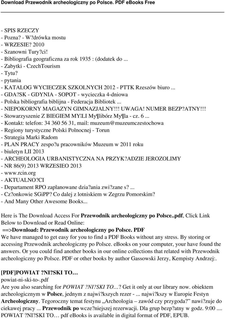 .. - NIEPOKORNY MAGAZYN GIMNAZJALNY!!! UWAGA! NUMER BEZP?ATNY!!! - Stowarzyszenie Z BIEGIEM MY LI My libórz My la - cz. 6.