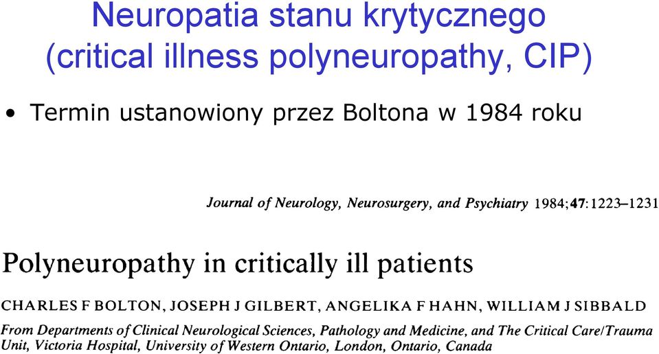 illness polyneuropathy,