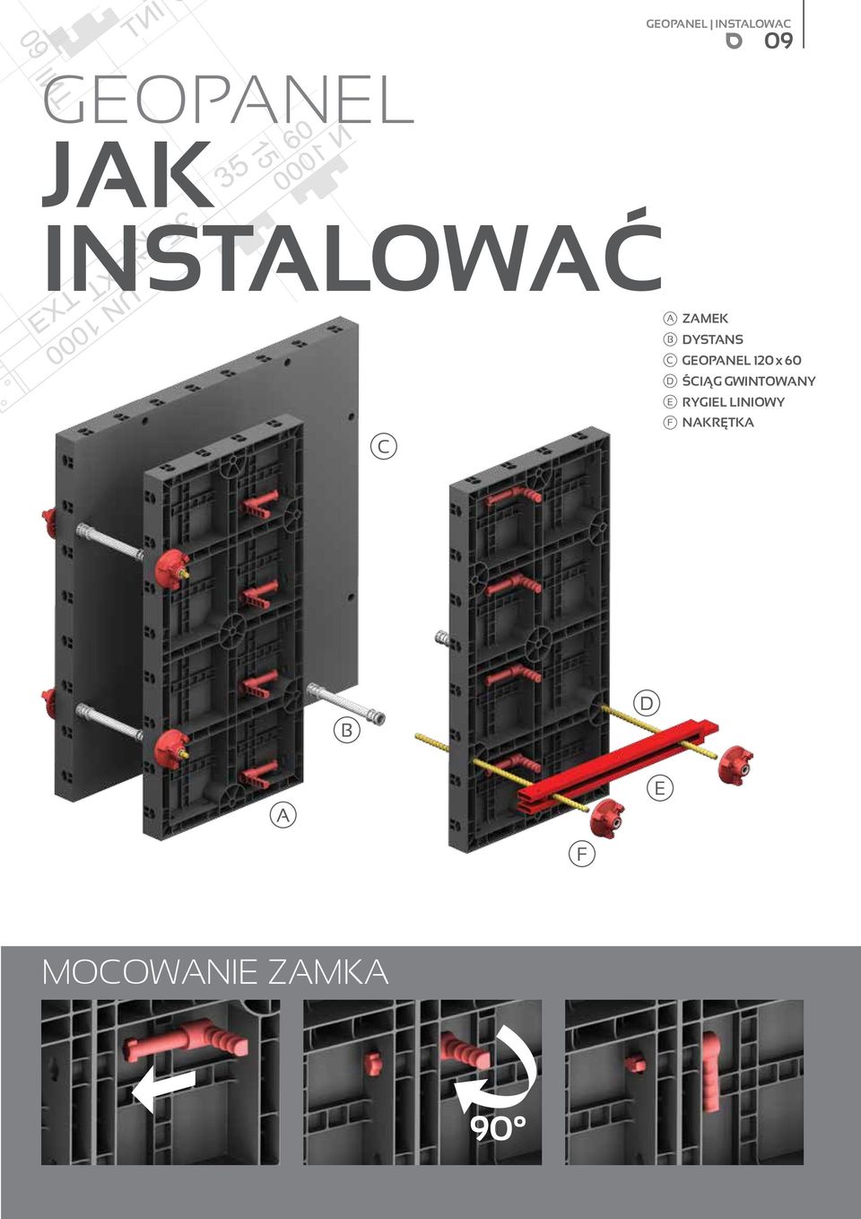 ŚCIĄG GWINTOWANY RYGIEL LINIOWY