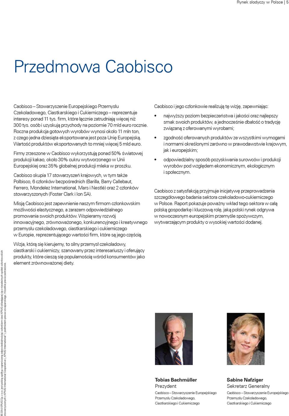 Roczna produkcja gotowych wyrobów wynosi około 11 mln ton, z czego jedna dziesiąta eksportowana jest poza Unię Europejską. Wartość produktów eksportowanych to mniej więcej 5 mld euro.