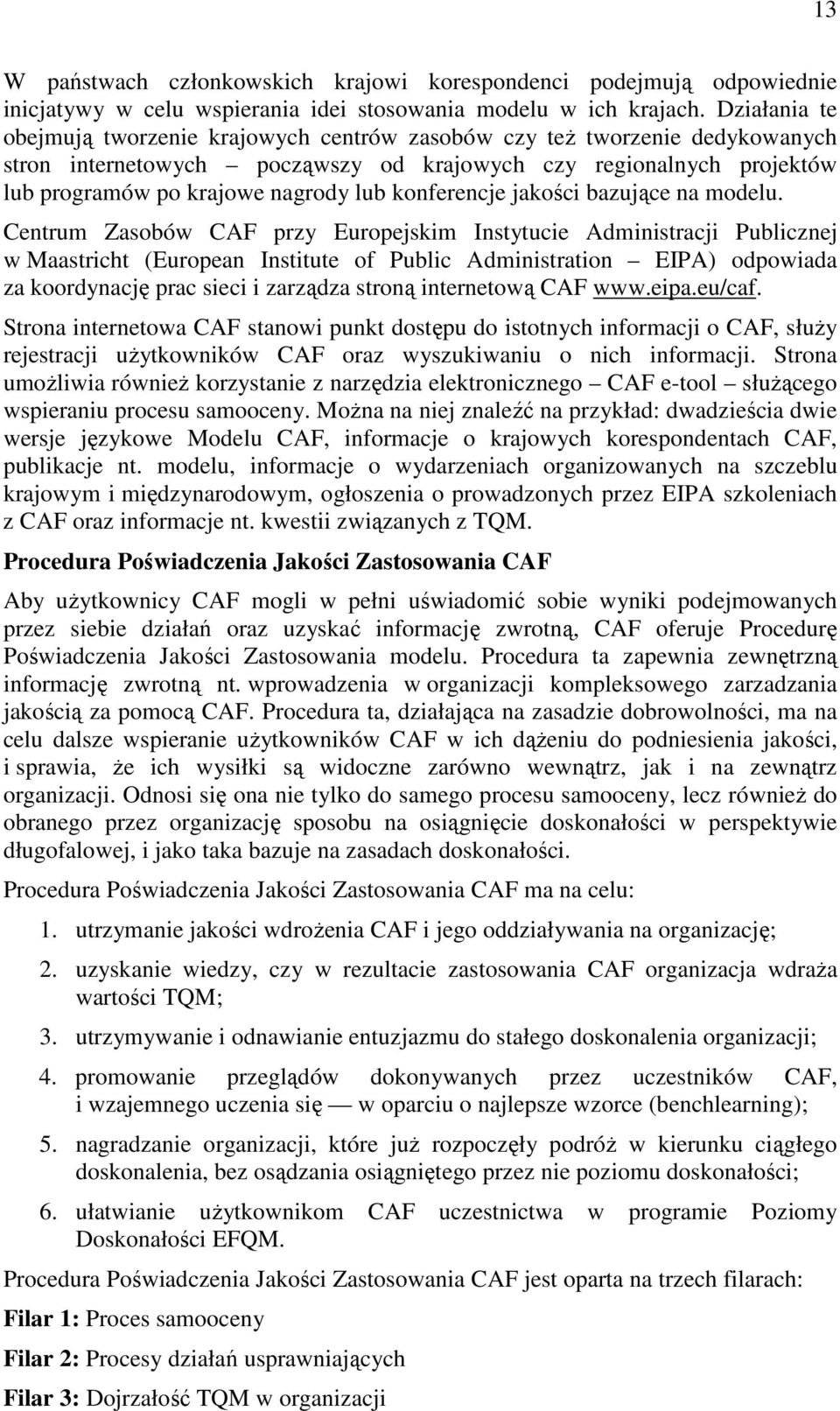 konferencje jakości bazujące na modelu.