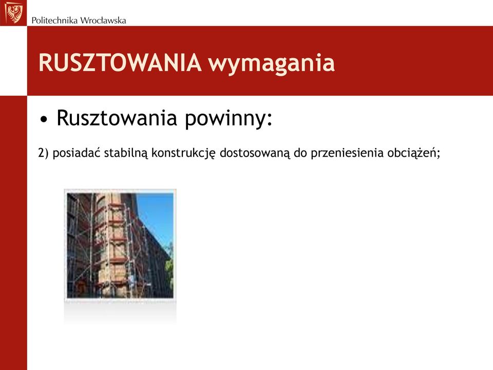 posiadać stabilną