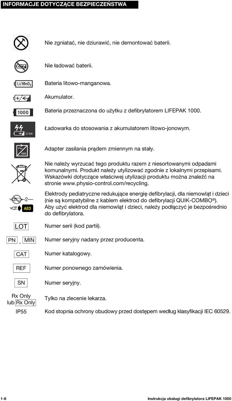 Nie należy wyrzucać tego produktu razem z niesortowanymi odpadami komunalnymi. Produkt należy utylizować zgodnie z lokalnymi przepisami.